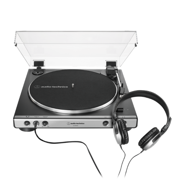 Audio-Technica AT-LP60XHP-GM Fully Automatic Belt-Drive Turntable with Headphones