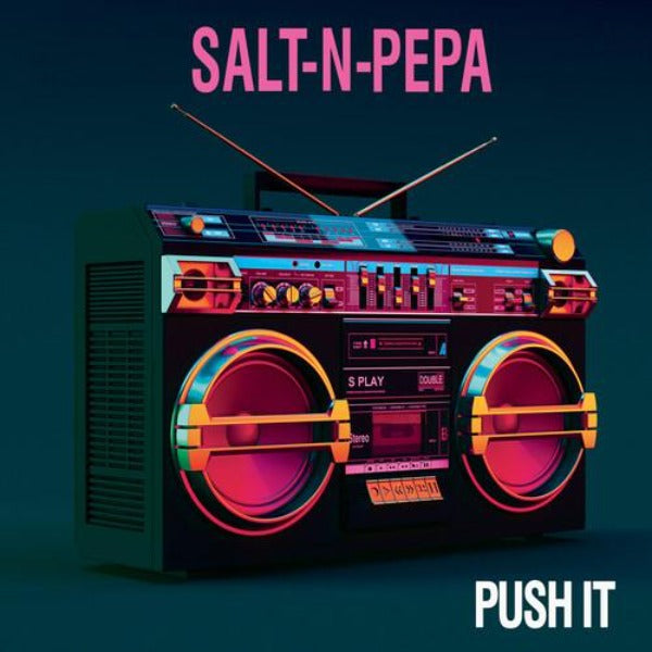 Salt-N-Pepa // Push It (Blue, Pink, White Splatter)