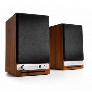 AudioEngine HD3 Wireless Speakers-Speakers-Audioengine-Walnut-vinylmnky