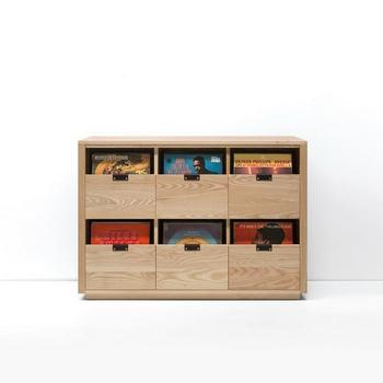 Symbol Audio Dovetail Vinyl Storage Cabinet-Storage-Symbol-3x2-Glacier White-vinylmnky