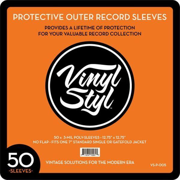 Vinyl Styl 12.75" X 12.75" Protective Outer Record Sleeves-Vinyl Styl-vinylmnky