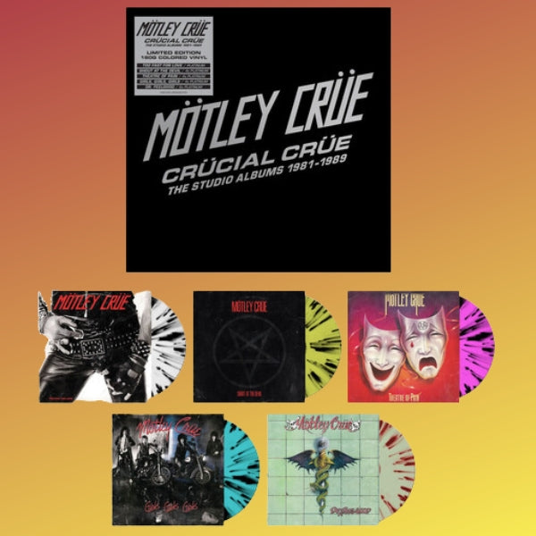 Motley Crue // Crucial Crue: The Studio Albums 1981-1989 (Limited Edition, Boxed Set)