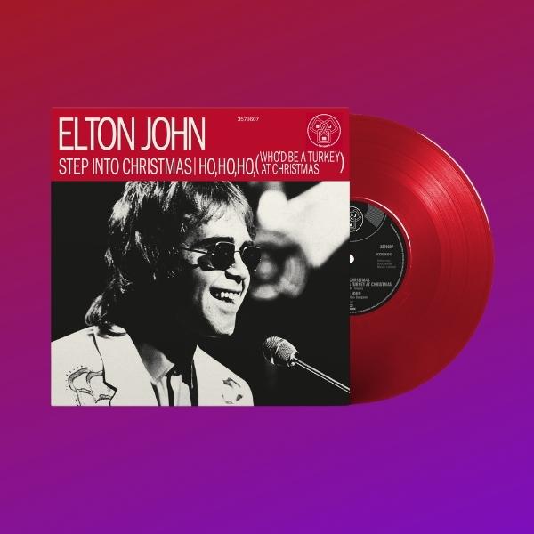 Elton John // Step Into Christmas (Red 10" Vinyl)