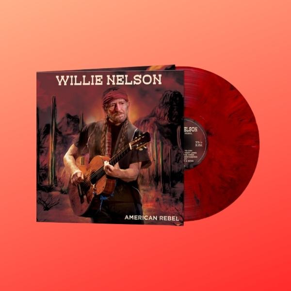 Willie Nelson // American Rebel (Red Marble Vinyl)