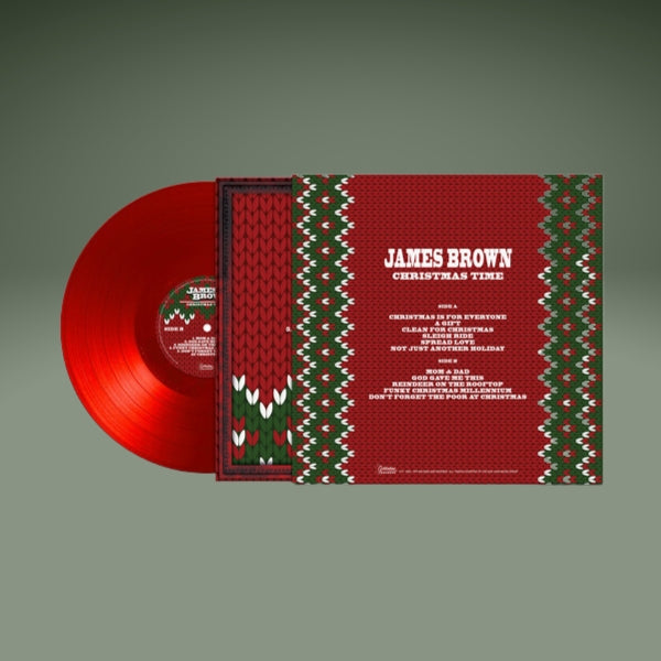 James Brown // Christmas Time (Red Vinyl)