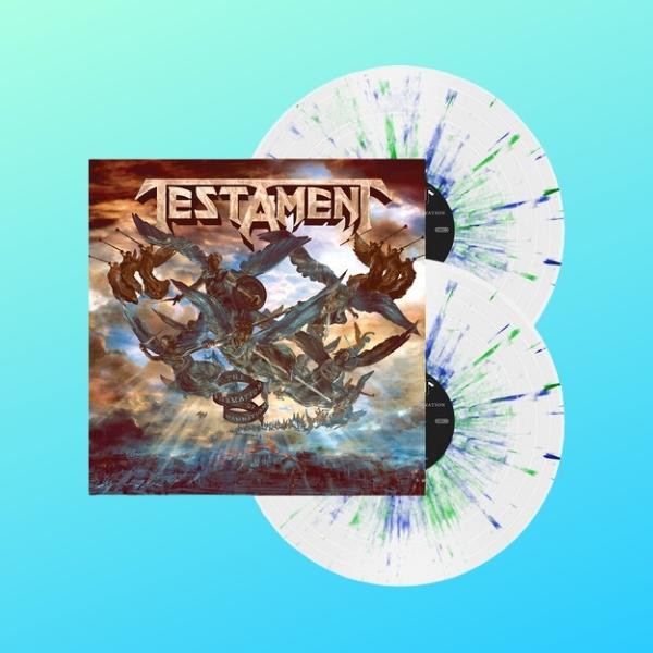 Testament // The Formation of Damnation (White w/ Blue & Green Splatter Vinyl)