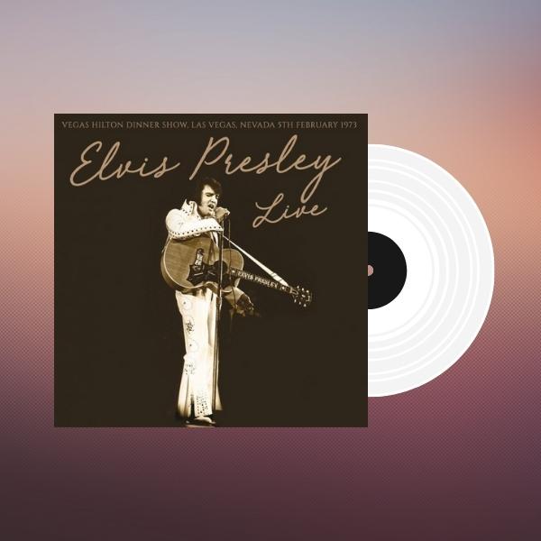 Elvis Presley // Vegas Hilton Dinner, Las Vegas, Nevada (White Vinyl)