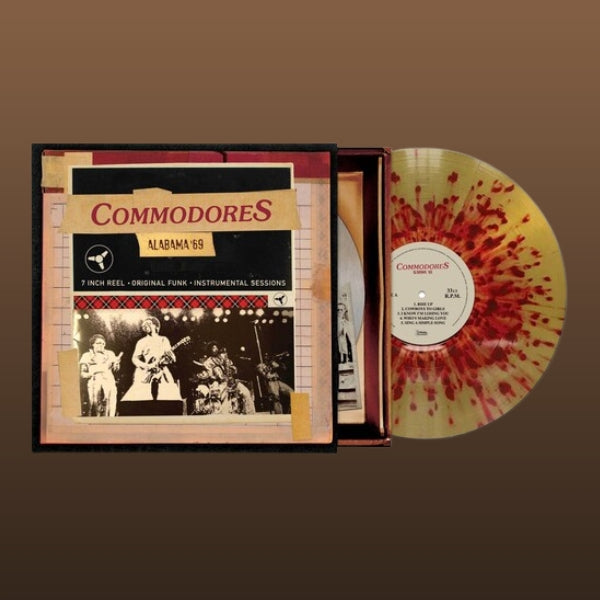 Commodores // Alabama '69 (Red/ Gold Splatter)