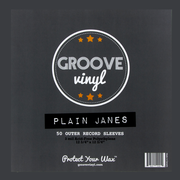 Groove Vinyl - 12.75 x 12.75 Inch Outer Record Sleeves