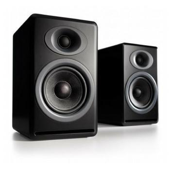 Audioengine P4 Premium Passive Bookshelf Speakers-Speakers-Audioengine-Black-vinylmnky