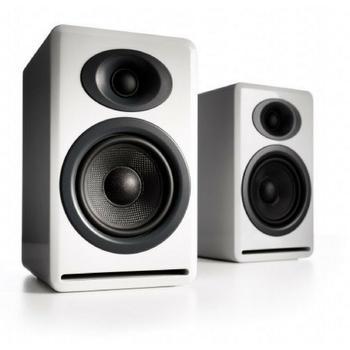 Audioengine P4 Premium Passive Bookshelf Speakers-Speakers-Audioengine-White-vinylmnky