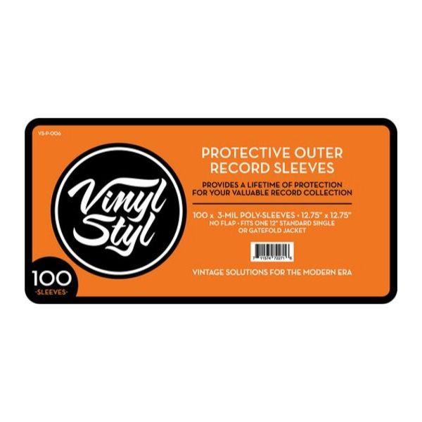 Vinyl Styl 12.75" X 12.75" Protective Outer Record Sleeves-Vinyl Styl-vinylmnky
